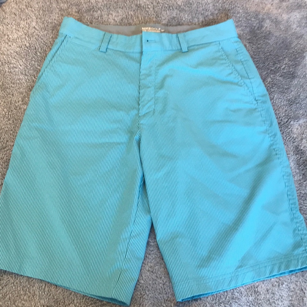 Light Blue Nike Golf Dri Fit Shorts 30W